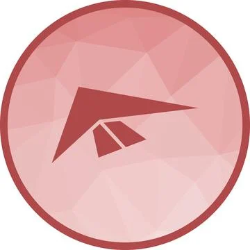 Hang Glider icon vector image. イラスト素材