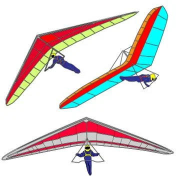 Hang glider イラスト素材