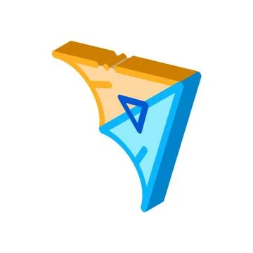 Hang Glider isometric icon vector illustration Ilustración de archivo