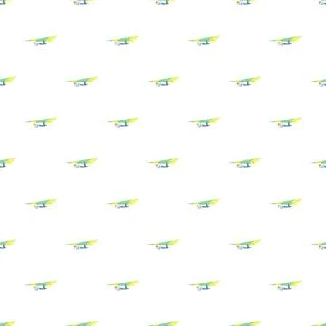 Hang glider pattern flying in blue sky concept Illustration