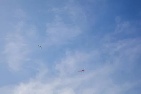 The hang glider Stock Photos