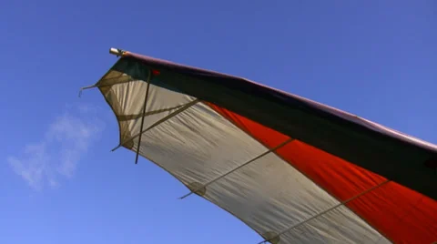 Hang glider wing Stock Footage 27293639