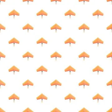 Hang gliders flying seamless pattern representing adventure sports 스톡 일러스트