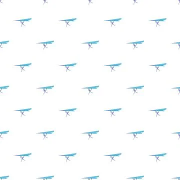 Hang gliders flying seamless pattern background Illustrazione stock