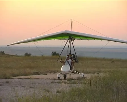 Hang gliding Stock Footage 11406128