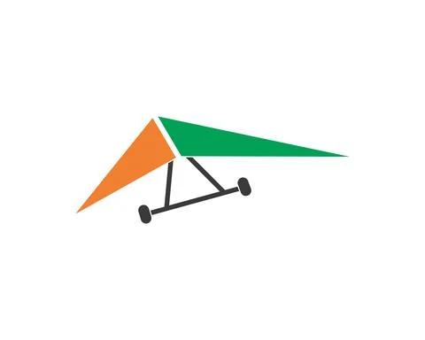 Hang gliding icon vector illustration design イラスト素材
