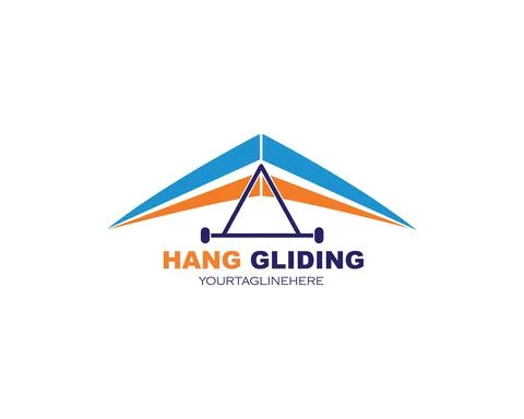 Hang gliding icon vector illustration design Stockillustratie