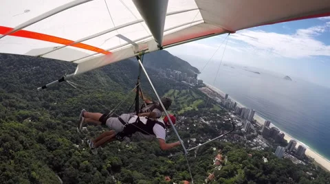 Hang Gliding over Rio De Janeiro Stock-Footage 61110938