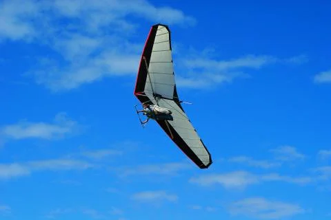 Hang gliding pair Foto stock