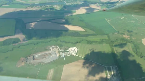 Hang gliding in the sky in summer Stock Footage 38334501