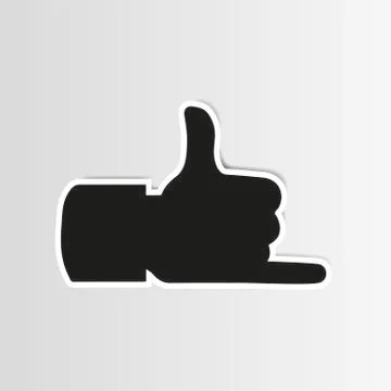 Hang loose Stock Illustration