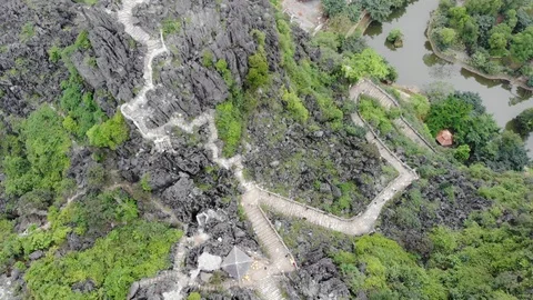 Hang Mua Top view Stock Footage 89860745