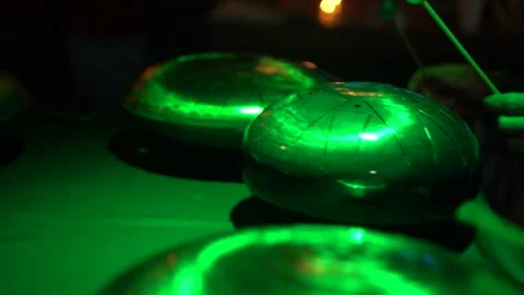 Hang —  is a percussion instrument Video stock 144437617