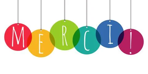 Hang tags with text thanks Stock Illustration