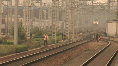 Hang Zhou Train Station 9 Stock Footage 329599