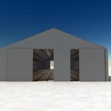 Hangar V2 3D Model