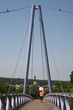 Hängebrücke Stock Photos