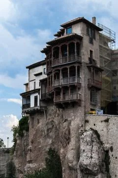HANGED HOUSES OF CUENCA 2 Stock Photos
