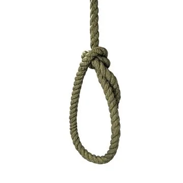 Hanged noose Stock Illustration