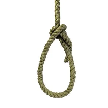 Hanged noose Stock Illustration