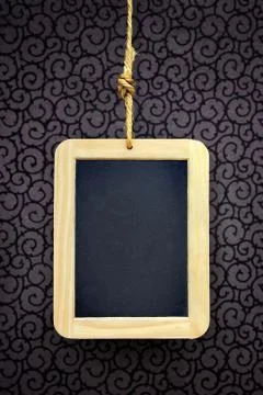Hanged slate Stock Photos