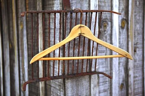 Hanger and grill Stock Photos