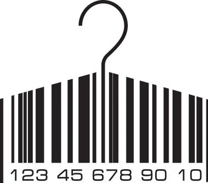Hanger in barcobe style Stock-Illustration