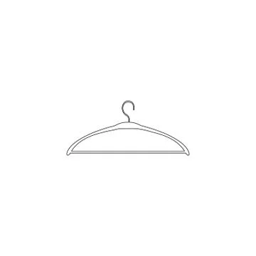 Hanger. flat vector icon Stock Illustration