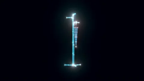 Hanger hologram Rotating Stock Footage 154720290
