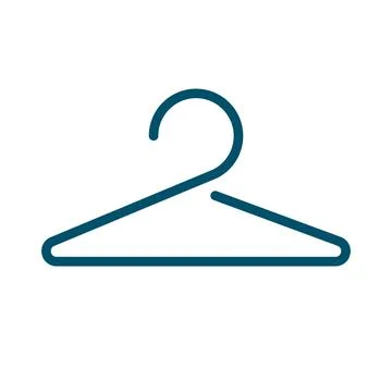 Hanger icon. Clothing store. Vector. Stock Illustration