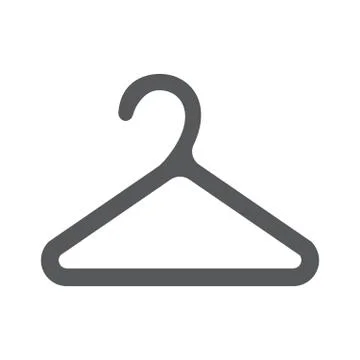 Hanger icon . Flat design style Stock-Illustration