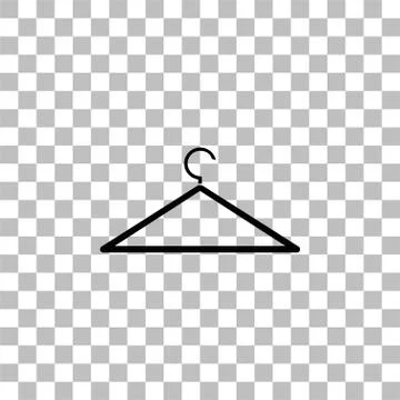 Hanger icon flat Stock Illustration