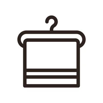 Hanger icon Illustrazione stock