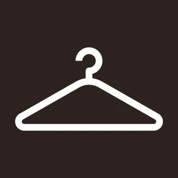 Hanger icon Illustrazione stock