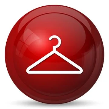 Hanger icon. Internet button on white background.. Stock Illustration