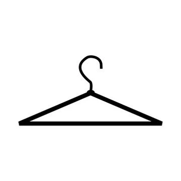 Hanger icon isolated for different needs Stock Illustration