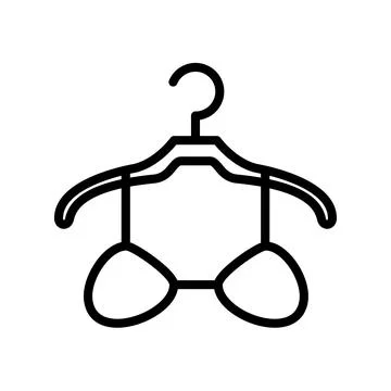 Hanger icon template Illustrazione stock
