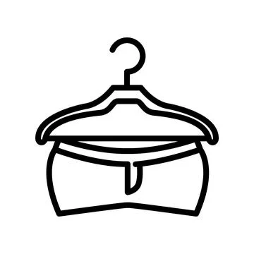 Hanger icon template Stock Illustration