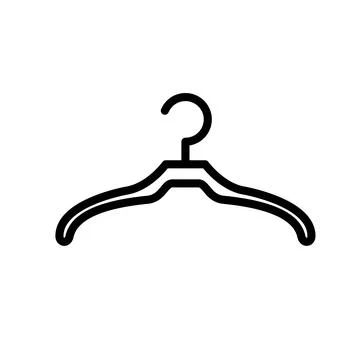 Hanger icon template Stock Illustration