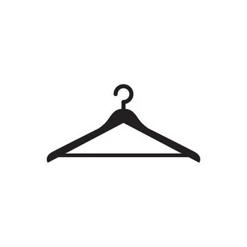 Hanger icon vector for graphic design, logo, web site, social media, mobile a Stock Illustration
