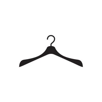 Hanger icon vector for graphic design, logo, web site, social media, mobile a Stock Illustration