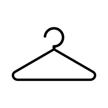 Hanger icon vector Stock Illustration