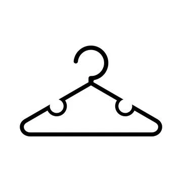 Hanger icon vector Stock Illustration