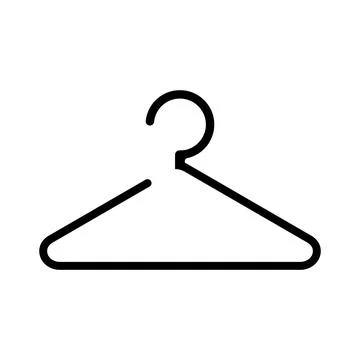 Hanger icon vector Stock Illustration