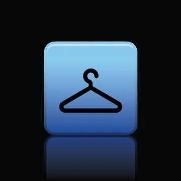 Hanger icon web Stock Illustration