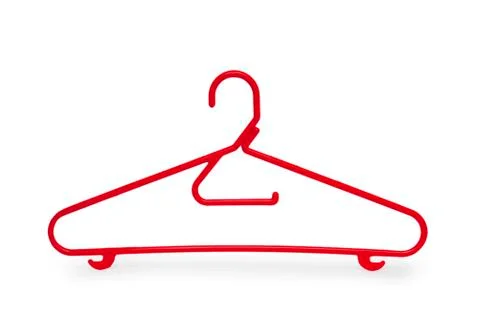 Hanger isolated on white Stock Photos