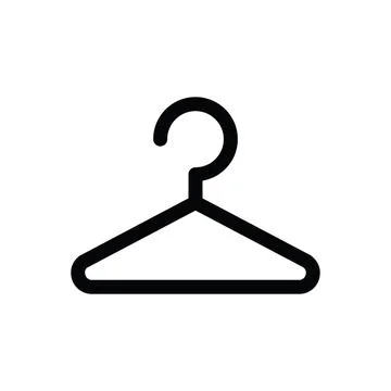 Hanger line icon Stock Illustration