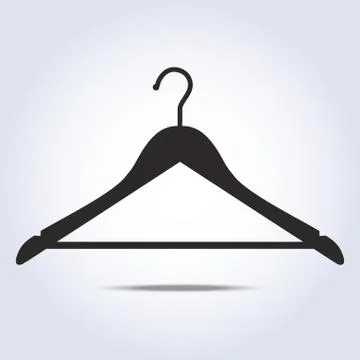 Hanger simple icon in vector Stock Illustration