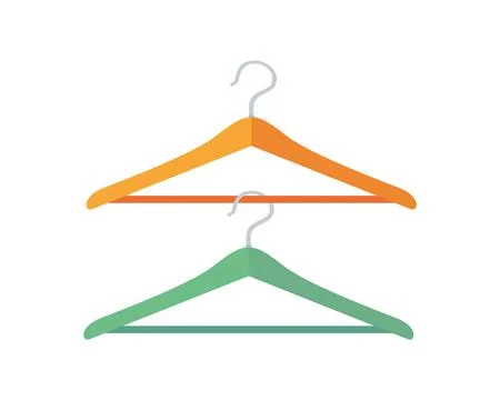 Hangers, Crafted From Durable Materials, Featuring A Sleek Design For Organiz イラスト素材