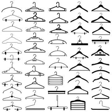 Hangers Stock Illustration